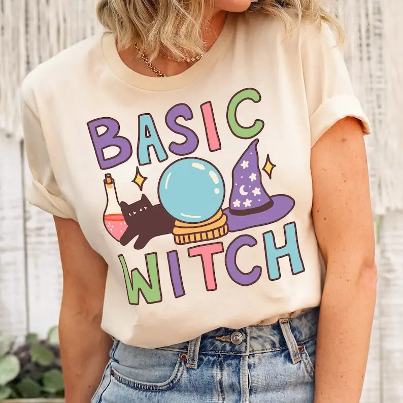 Basic Witch' Halloween T-shirt