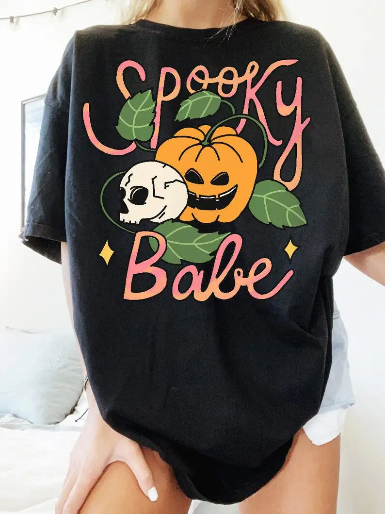 Spooky Babe' Halloween T-shirt