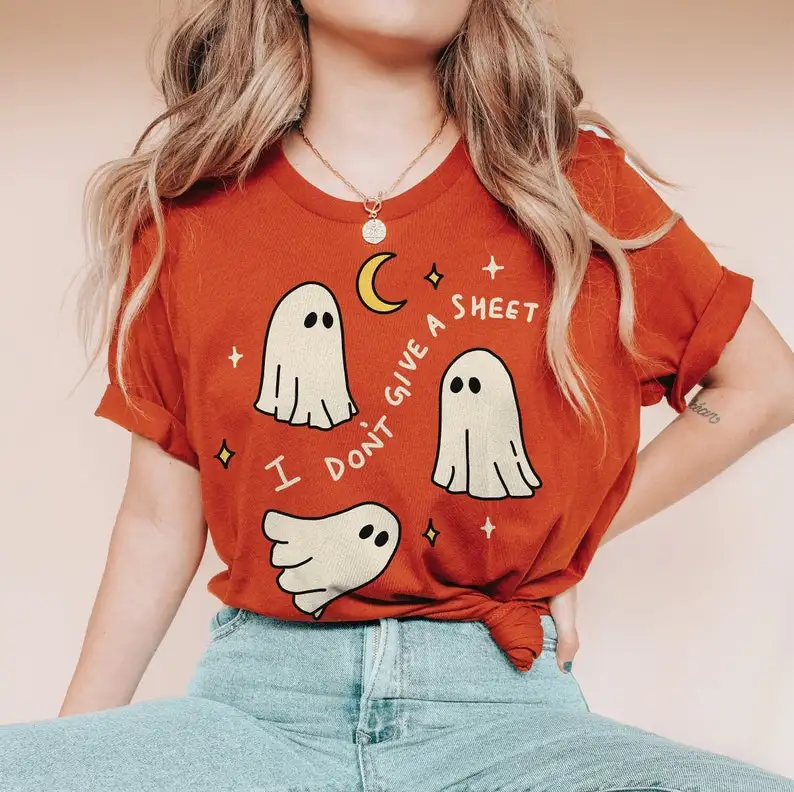 Don't give a Sheet' Halloween T-shirt