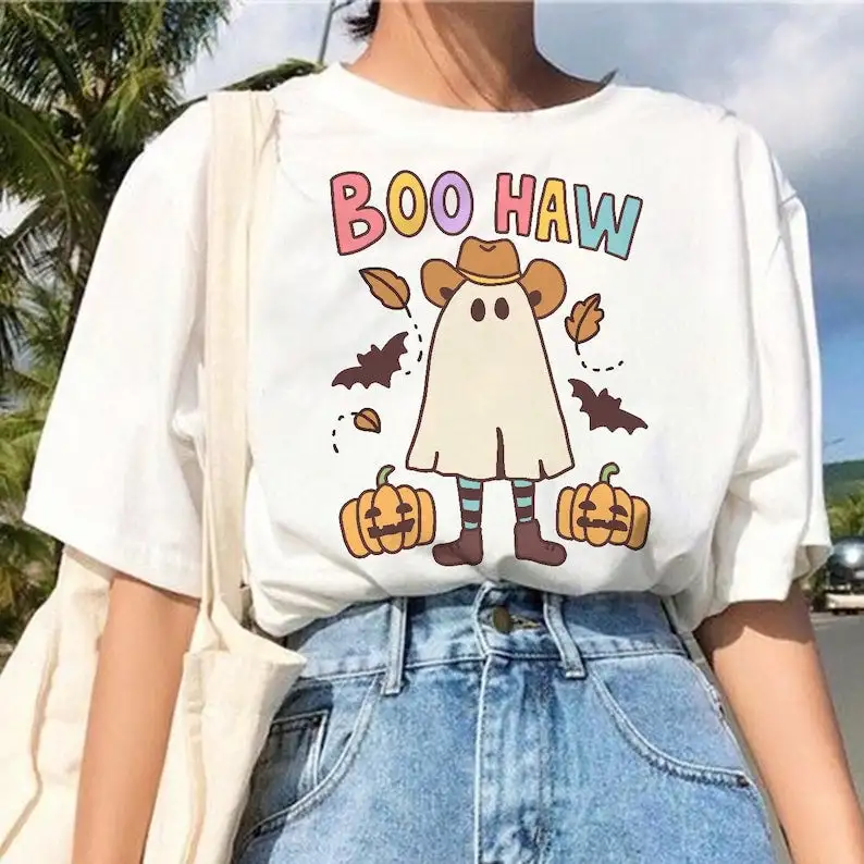 Boo Haw' Halloween T-shirt