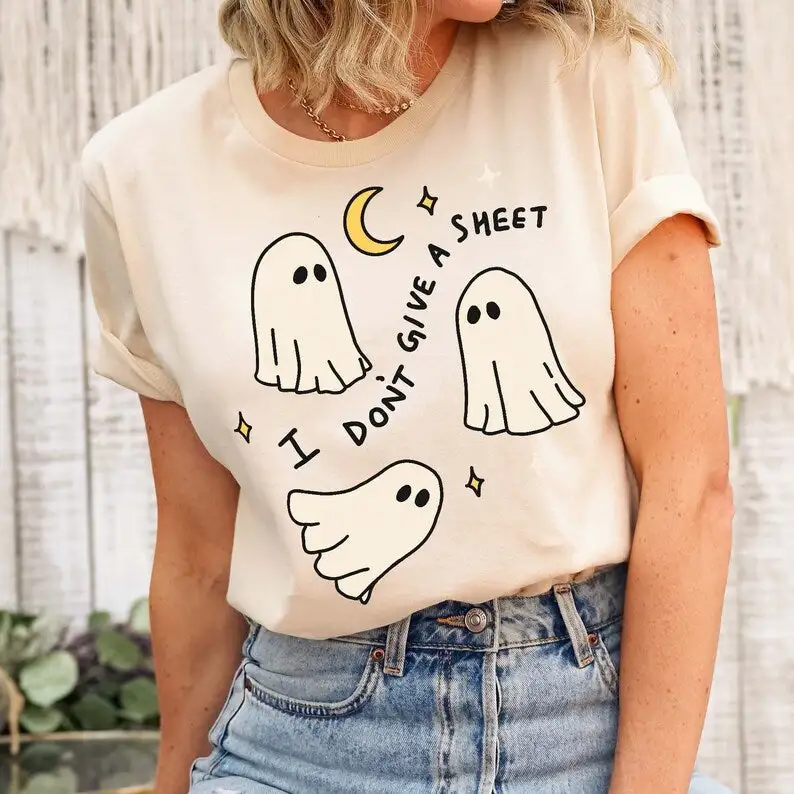 Don't give a Sheet' Halloween T-shirt