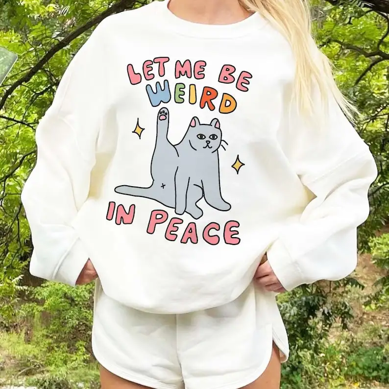 Weird' Cat Sweatshirt