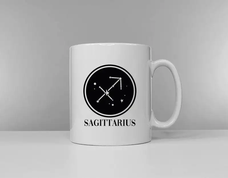 Zodiac Horoscope Sagittarius Mug - Birthday Astrology November 22nd - December 21st