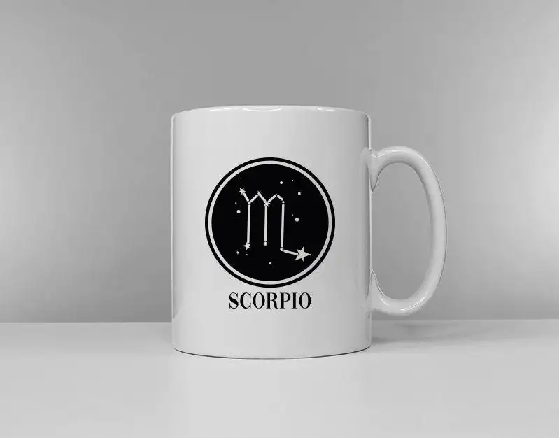 Zodiac Horoscope Scorpio Mug - Birthday Astrology October 23rd - November 21st