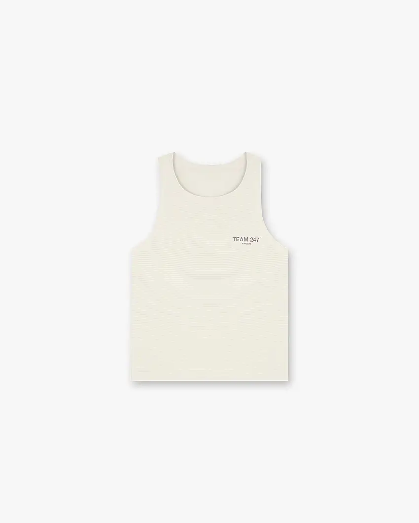 Team 247 Run Vest - Cream