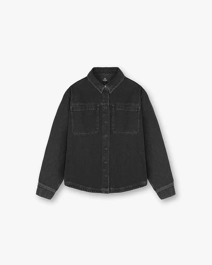 Denim Overshirt - Black