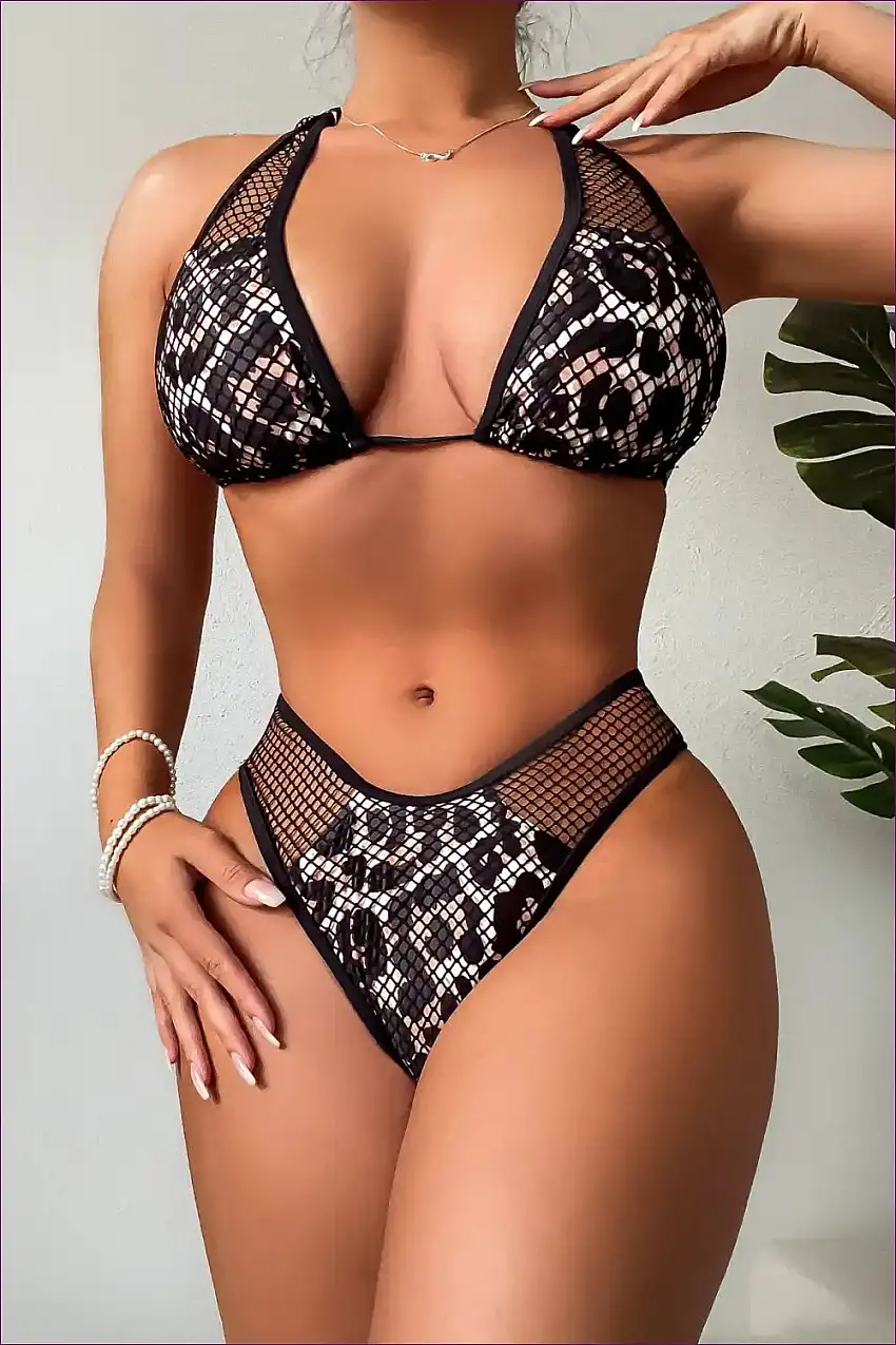 Leopard Print Double Bikini - Dive Into Wild Elegance