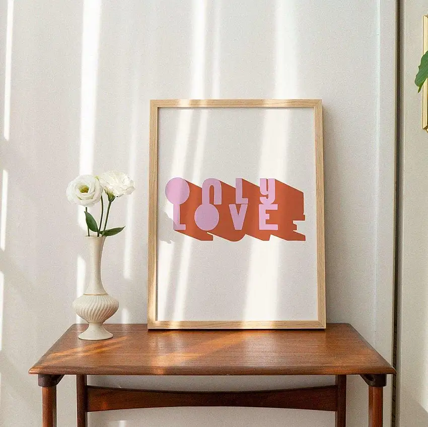 Love' Typography Print