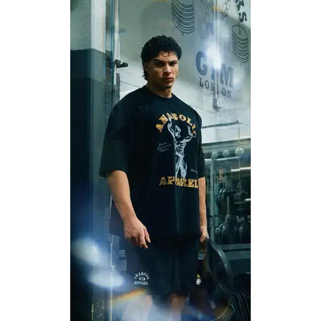 Mentzer Drop Shoulder T-shirt - Yellow & White