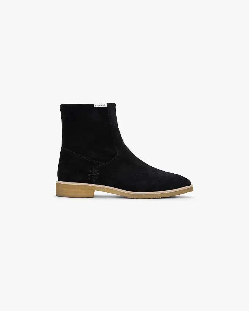 Crepe Chelsea Boot - Black