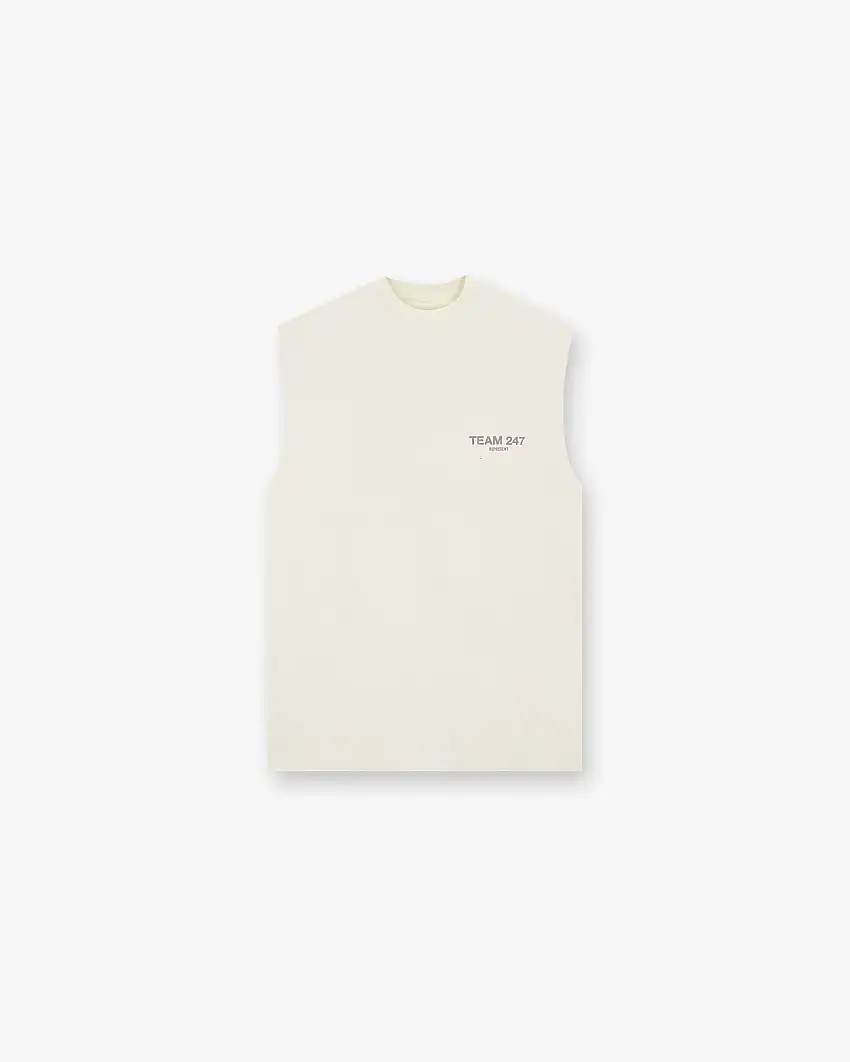 Team 247 Oversized Tank - Cream