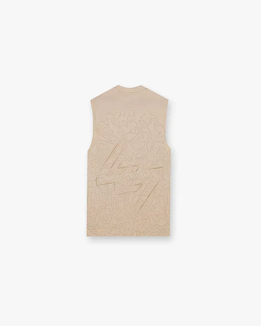 247 Contour Run Tank - Pebble