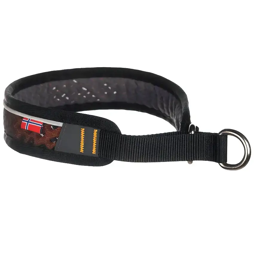 Non-Stop Dogwear Rock Collar, Black/Orange
