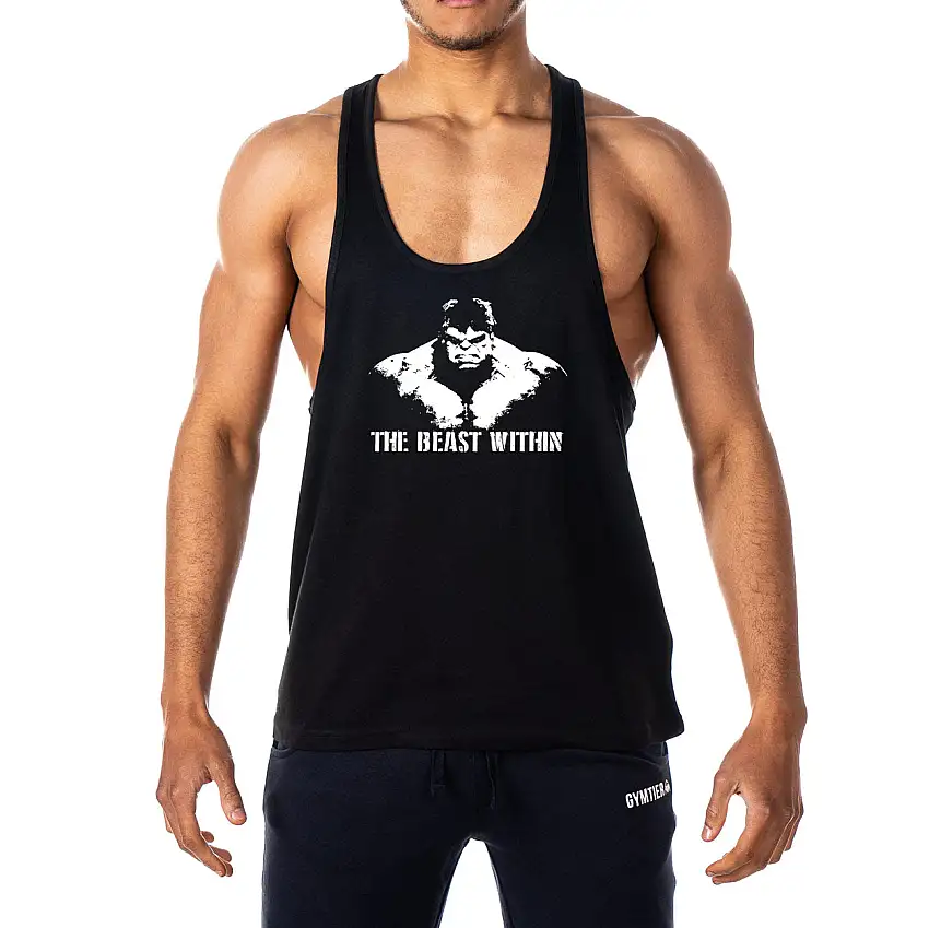 The Beast Within Mens Stringer Tank Top