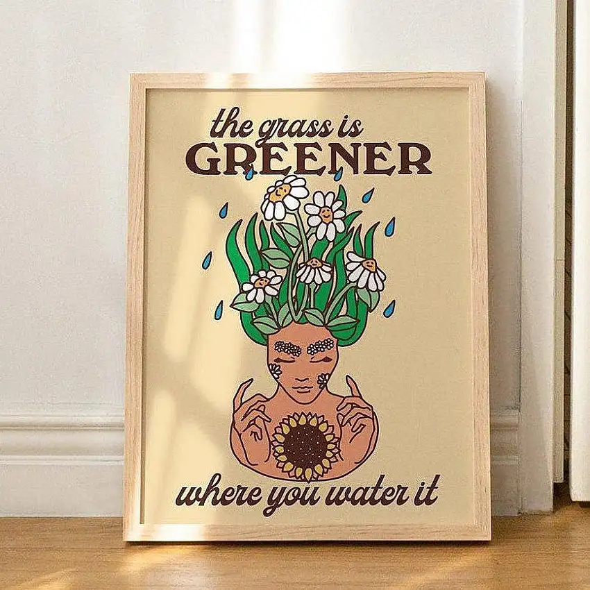 The Grass Is Greener' Print