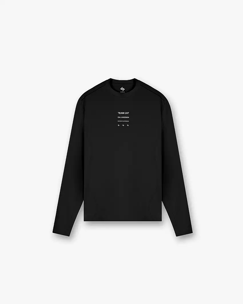 247 Trail Long Sleeve T-Shirt - Black