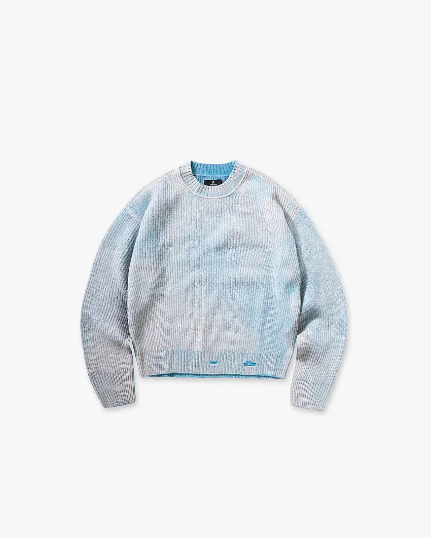 Reversible Fade Out Sweater - Cloud